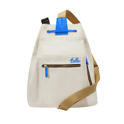 Pickleball Bella Neon Electric Blue Pickleball Drawstring Bag