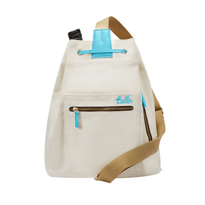 Pickleball Bella Neon Sky Blue Pickleball Drawstring Bag