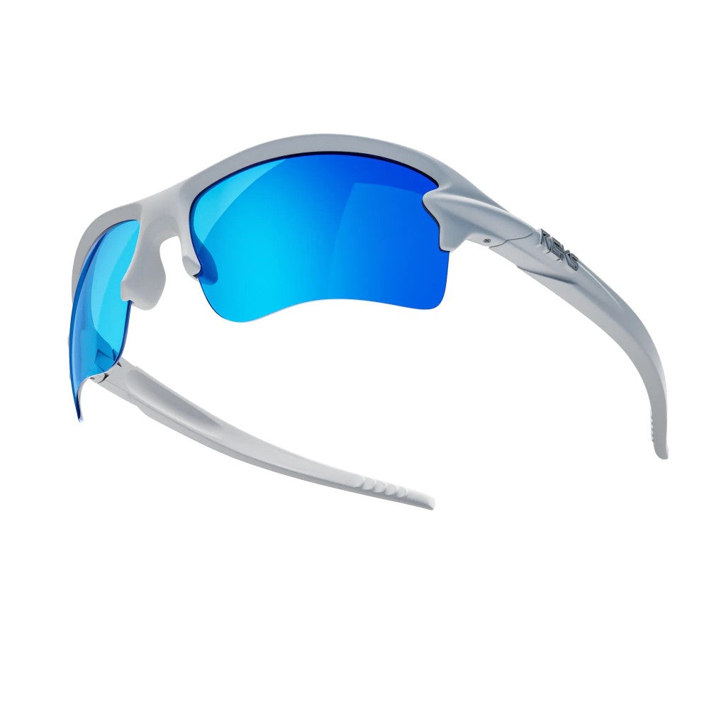 Reks White Sling Blade Prescription Polarized Polycarbonate Sunglasses