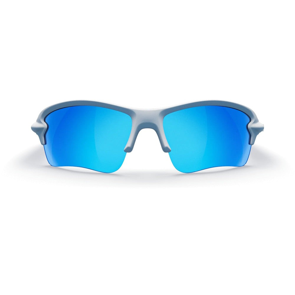 Reks White Sling Blade Prescription Polarized Polycarbonate Sunglasses
