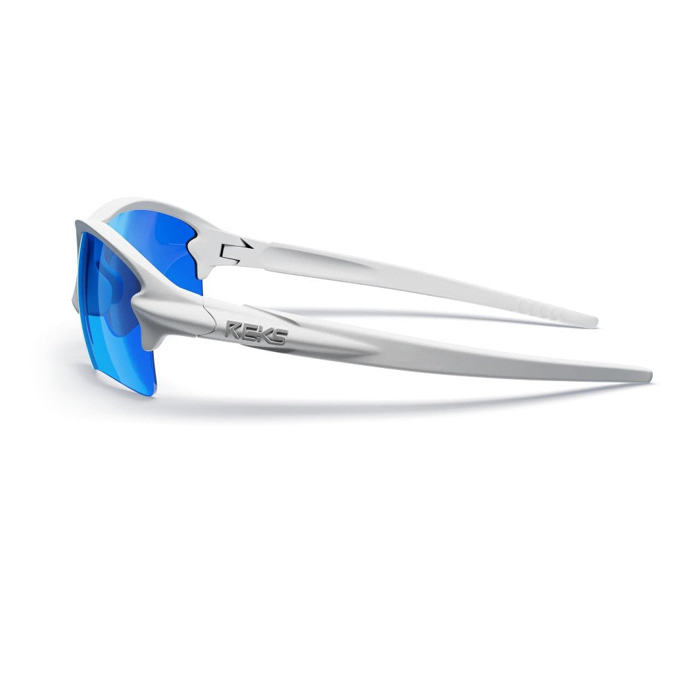 Reks White Sling Blade Trivex® Polarized Prescription Sunglasses