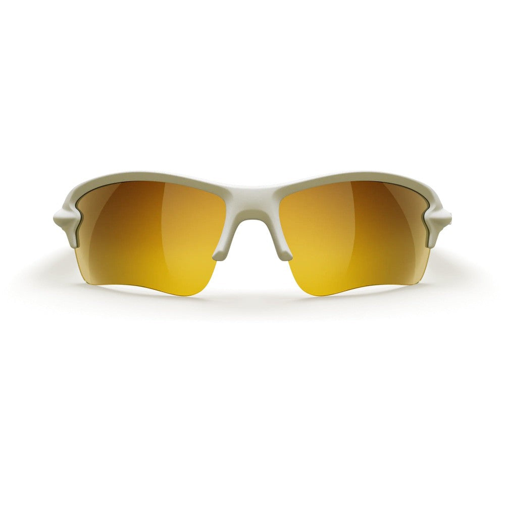 Reks White Sling Blade Prescription Polarized Polycarbonate Sunglasses