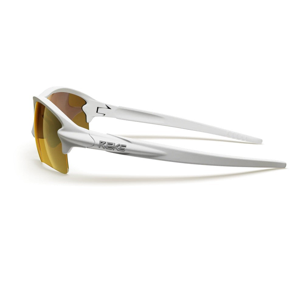 Reks White Sling Blade Trivex® Polarized Prescription Sunglasses