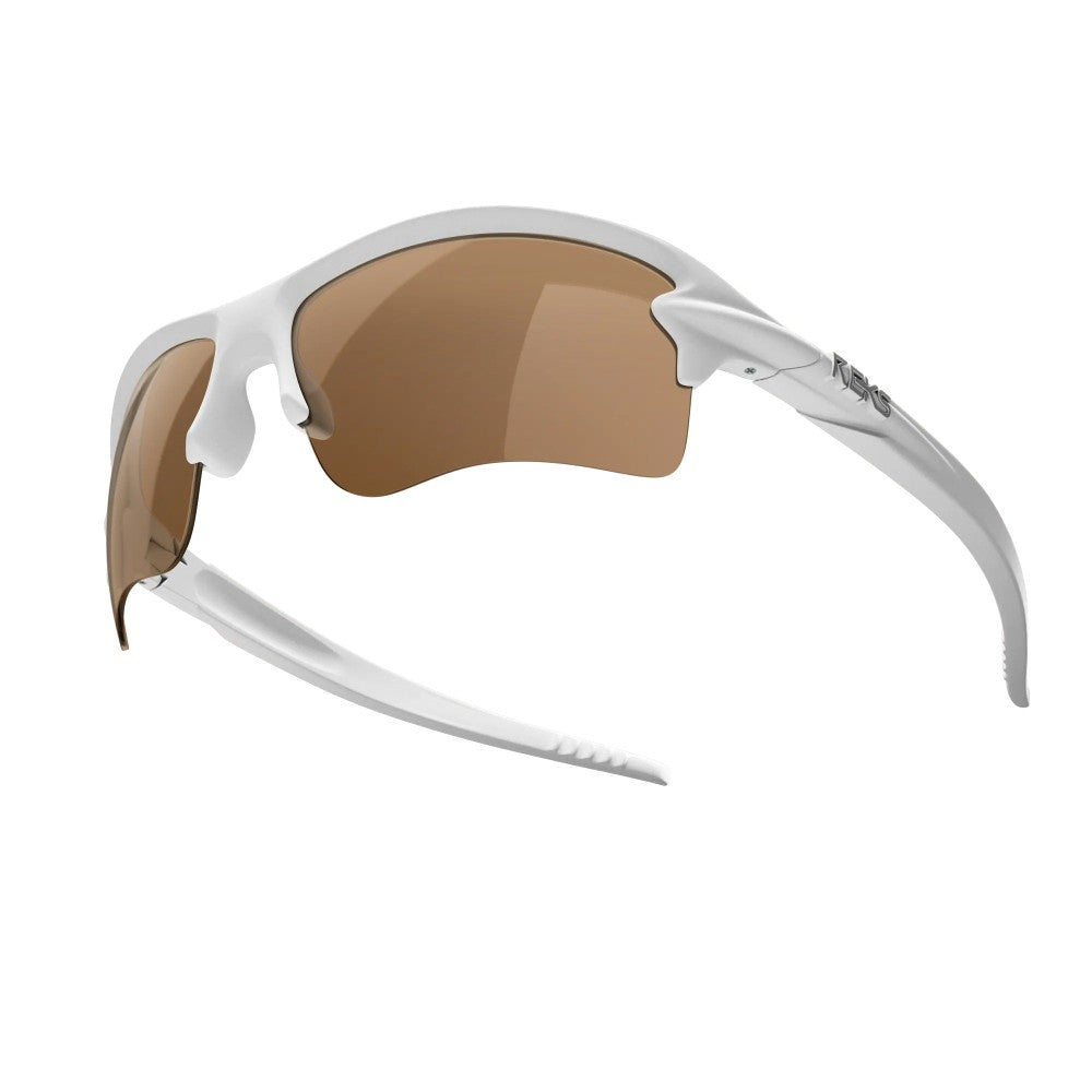 Reks White Sling Blade Trivex® Polarized Prescription Sunglasses