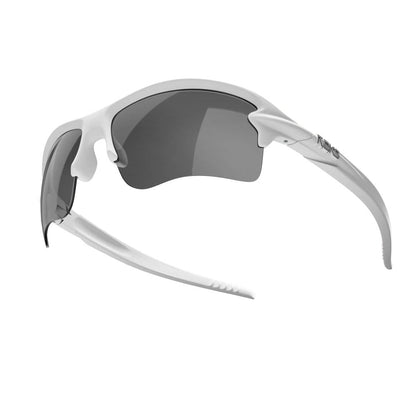 Reks White Sling Blade Prescription Polarized Polycarbonate Sunglasses