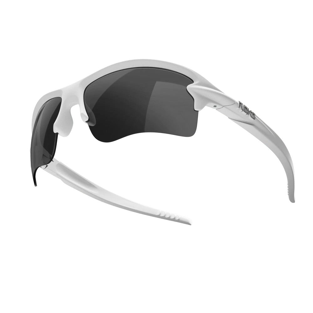 Reks White Sling Blade Prescription Polarized Polycarbonate Sunglasses