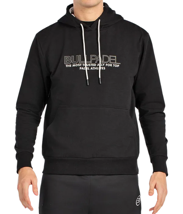 Sudadera Bullpadel Boyen Negro 2025