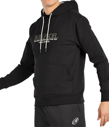 Sudadera Bullpadel Boyen Negro 2025