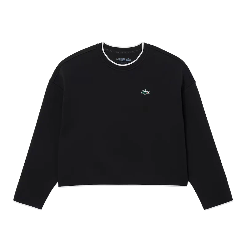 Sudadera Lacoste Con Relieve Negro 2025