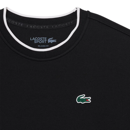 Sudadera Lacoste Con Relieve Negro 2025