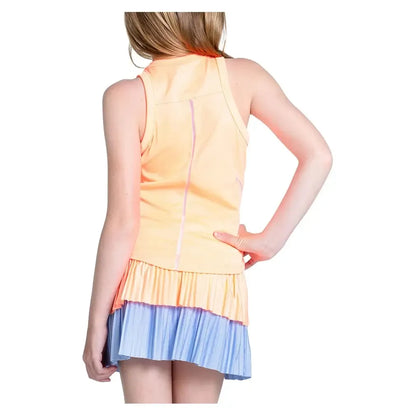 Girls' Free To Fly Tennis Tank Orange Frost