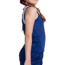 Girls' Shimmer Tennis Tank Blueberry-Apparel-Lucky In Love-T298-460F24-1-Tennis Express