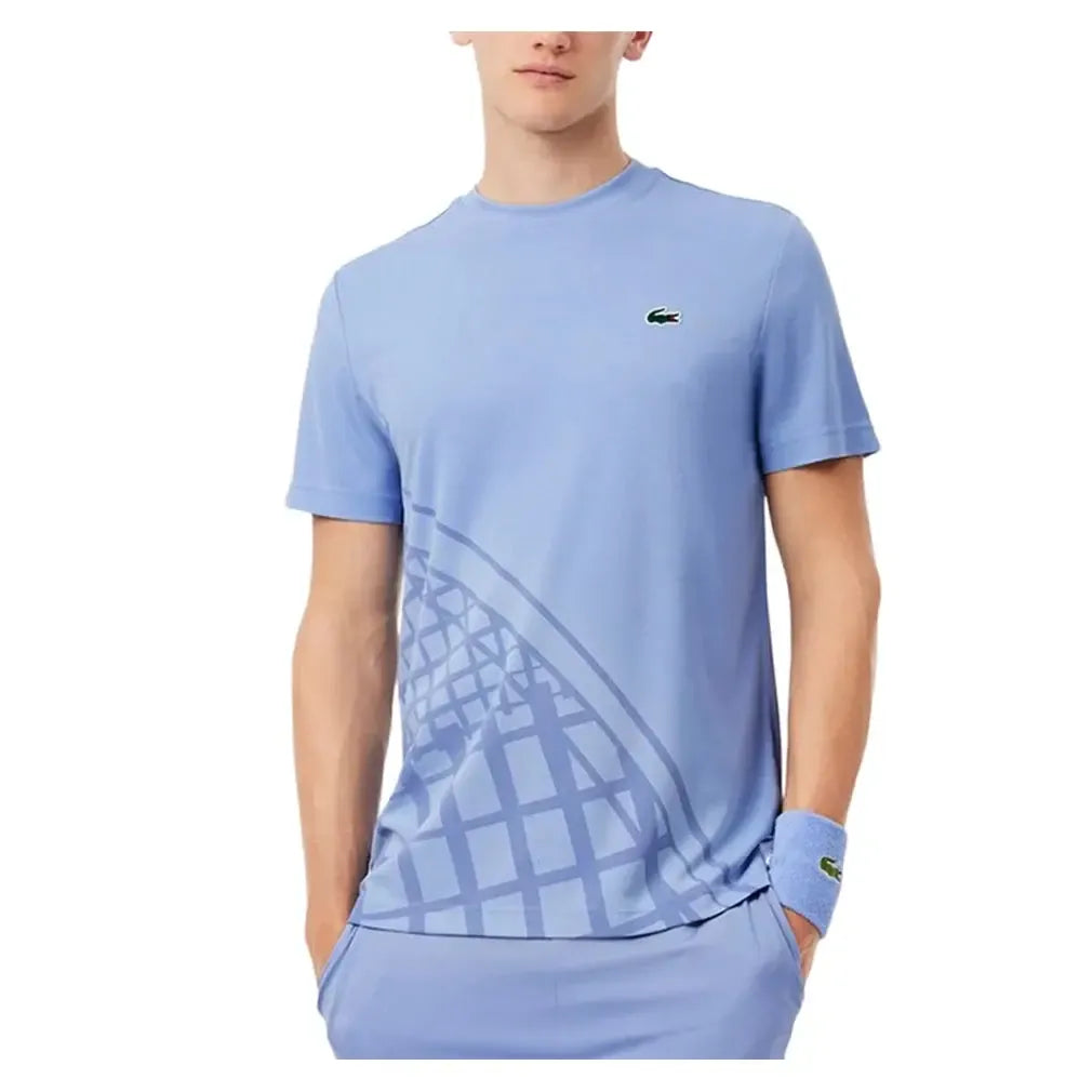 Men's On Court Players Technical Tennis Top Delphinium-Apparel-Lacoste-TH4753-5QDF25-Tennis Express
