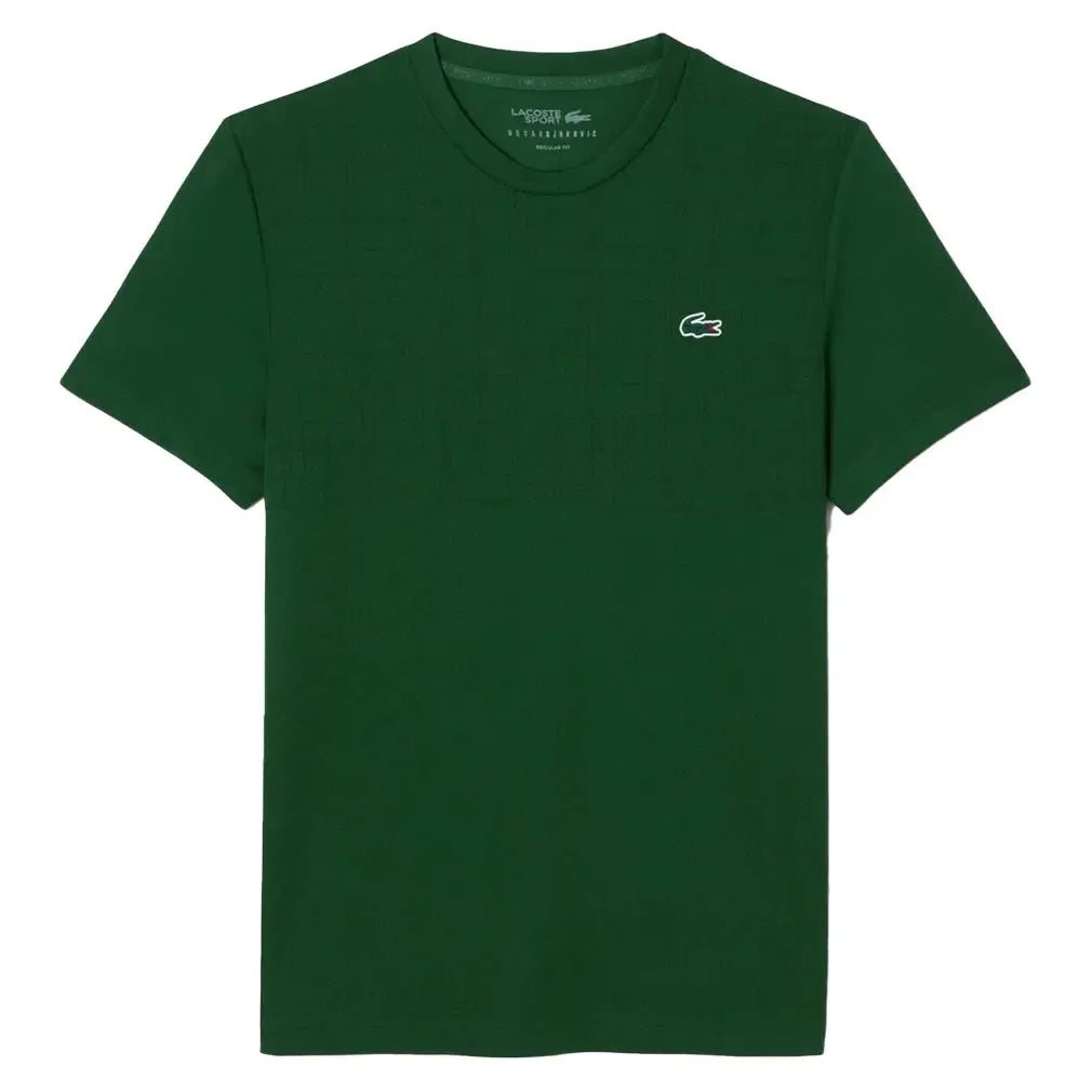 Men's Novak Djokovic Fan Tennis Top-Apparel-Lacoste-TH4782-FF25-132-1-Tennis Express