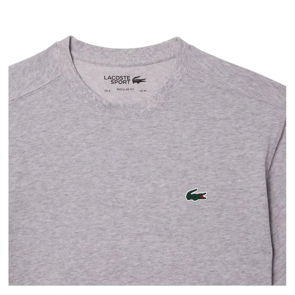 Men's Core Poly/Cotton Classic Tennis Top Silver Grey Chine