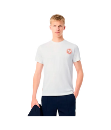 Camiseta Lacoste Roland Garros White 2025