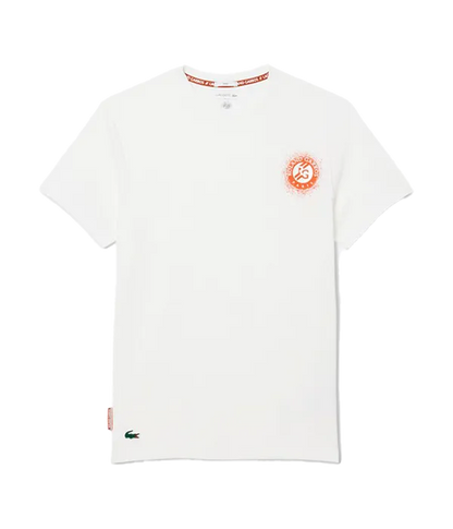Camiseta Lacoste Roland Garros White 2025