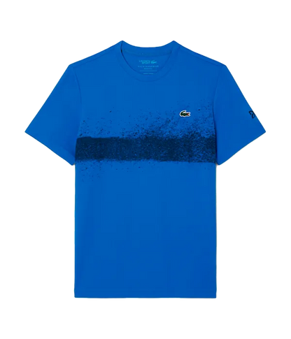 Camiseta Lacoste Novak Djokovic Tee Azul/Negro 2025