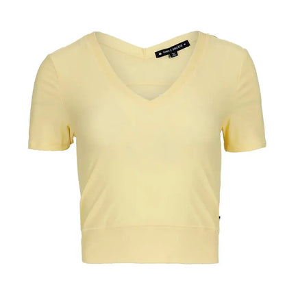 Women's Double-V Crop Tennis Top-Apparel-Thrive Societe-TK4094120-U25-Tennis Express