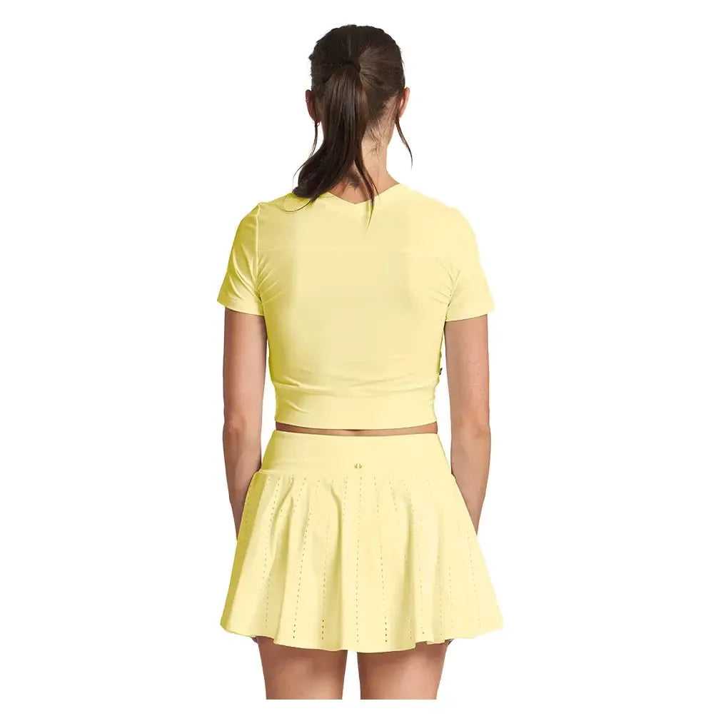 Women's Double-V Crop Tennis Top