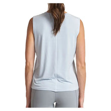 Women's Contrast Stitch Muscle Tennis Tank Bay Blue
