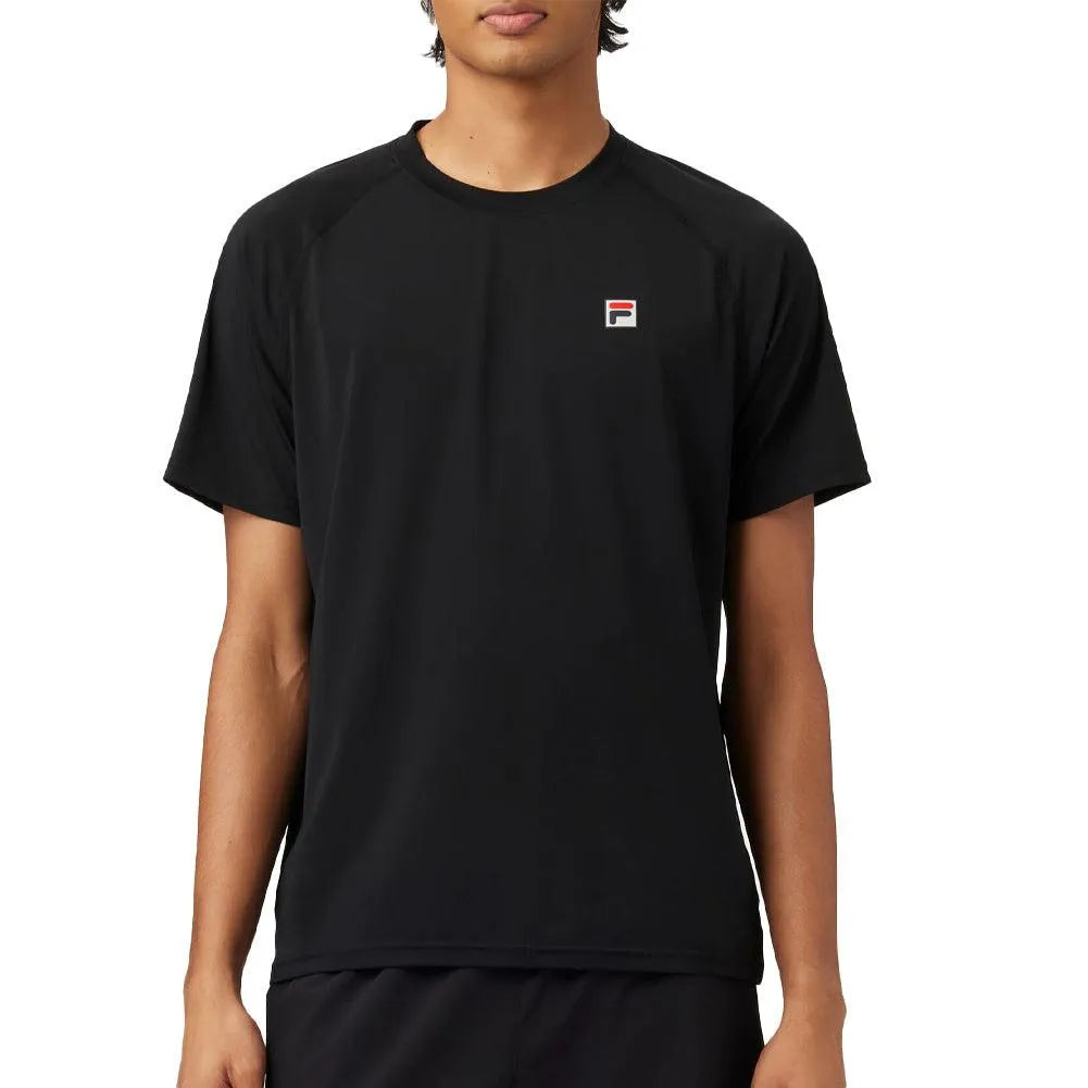 Men's Short Sleeve Tennis Crew-Apparel-Fila-TM431114-S25-B-Tennis Express