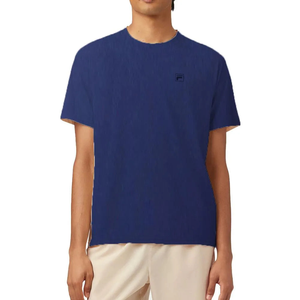 Men's Short Sleeve Tennis Crew-Apparel-Fila-TM431114-S25-N-Tennis Express
