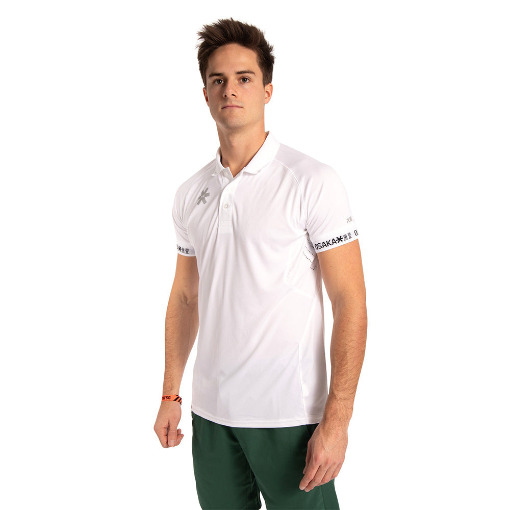 Osaka Men Polo Jersey | White