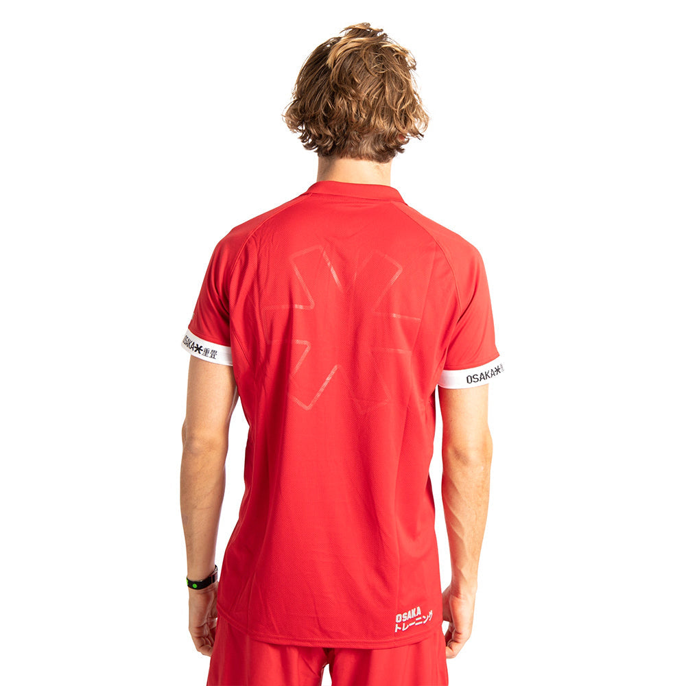 Osaka Men Polo Jersey | Red