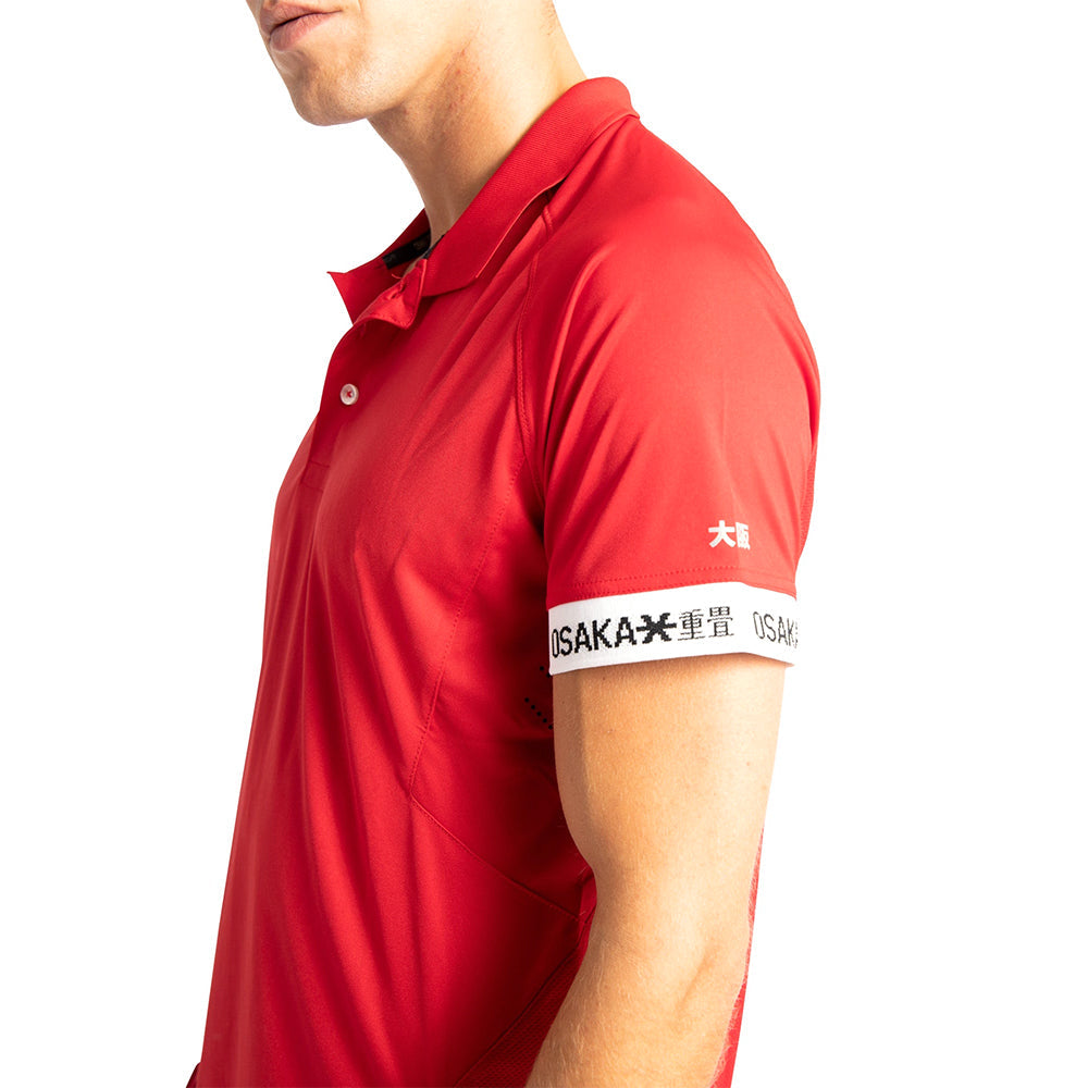 Osaka Men Polo Jersey | Red