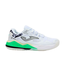 Padel Shoes Joma Spin Men 2502 White/Green 2025