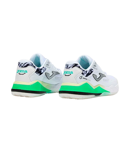 Padel Shoes Joma Spin Men 2502 White/Green 2025