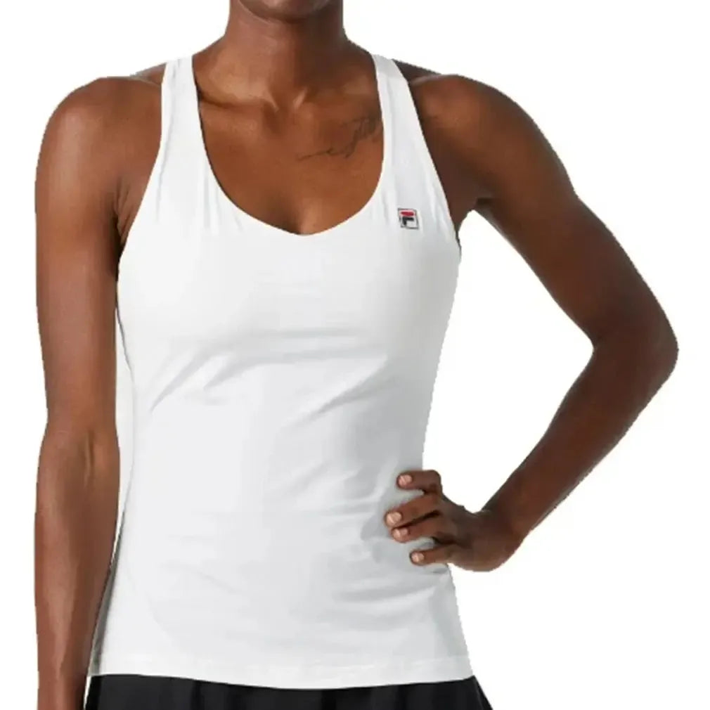 Womens Essentials Racerback Tennis Tank-Apparel-Fila-TW33E297-Tennis Express