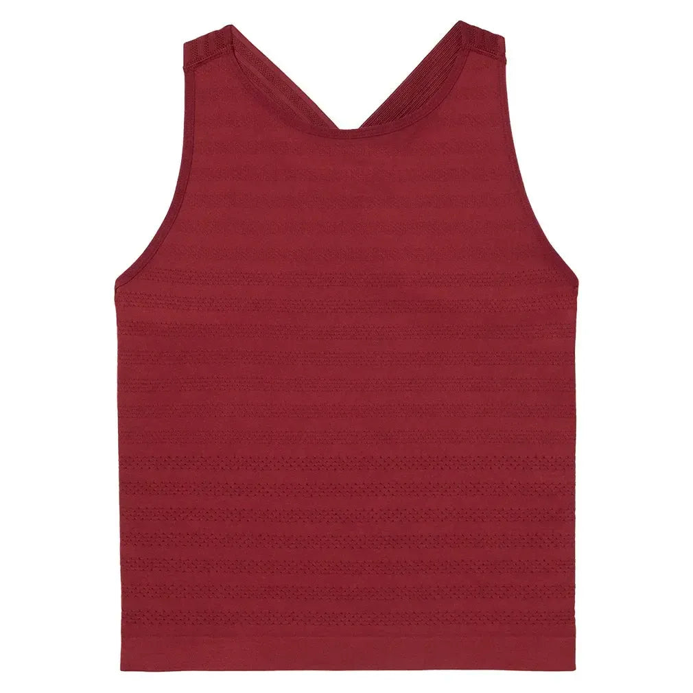 Women's Center Court Seamless Tennis Tank Tibetan Red-Apparel-Fila-TW511113_601-Tennis Express