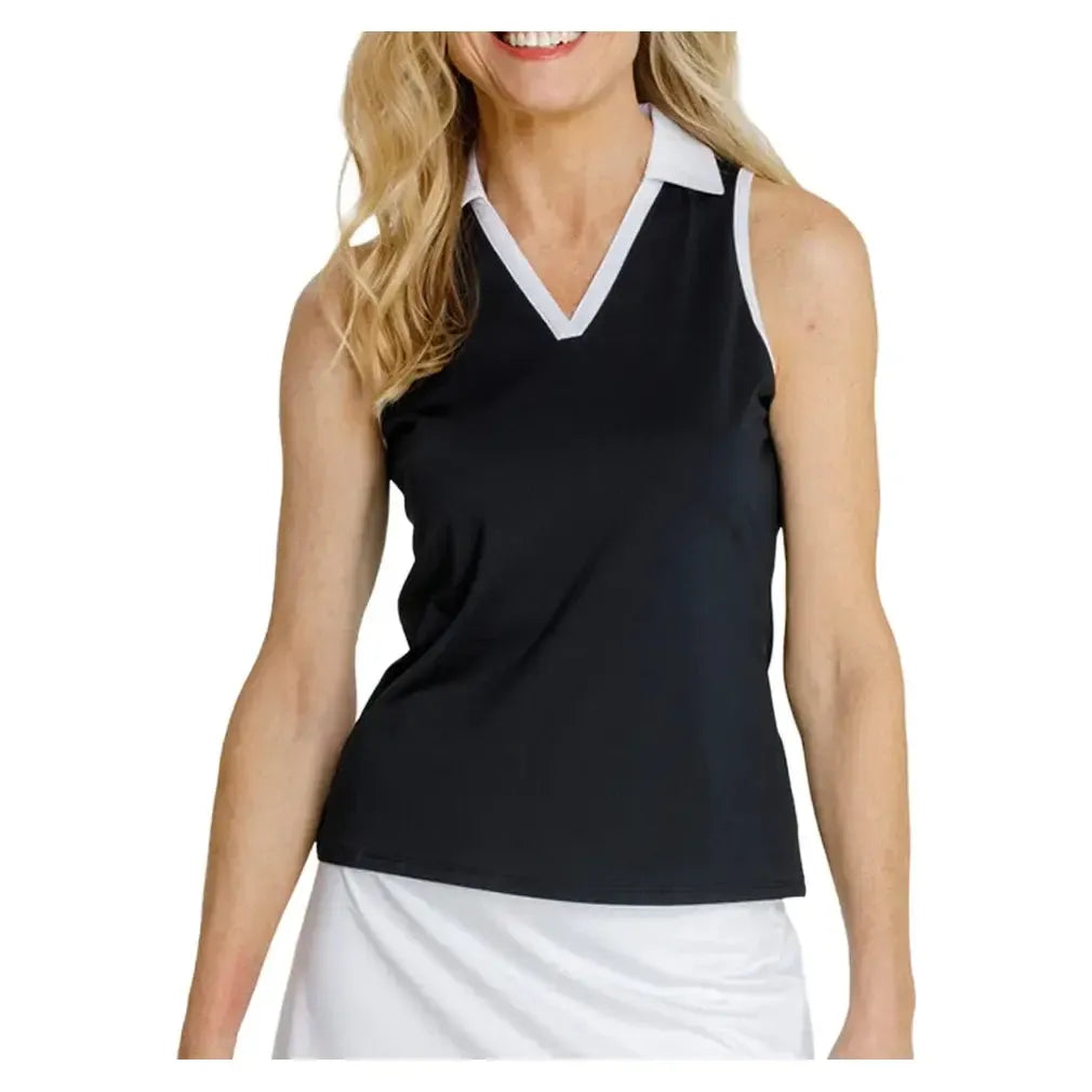 Women's Sakura Tennis Tank Onyx-Apparel-Tail-TX3064-9009F25-Tennis Express