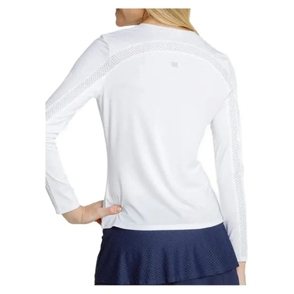 Women's Gastonia Long Sleeve Tennis Top Chalk