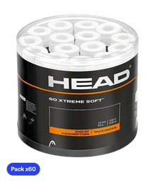 Tambor Overgrips HEAD Xtreme Soft Blancos (x60)