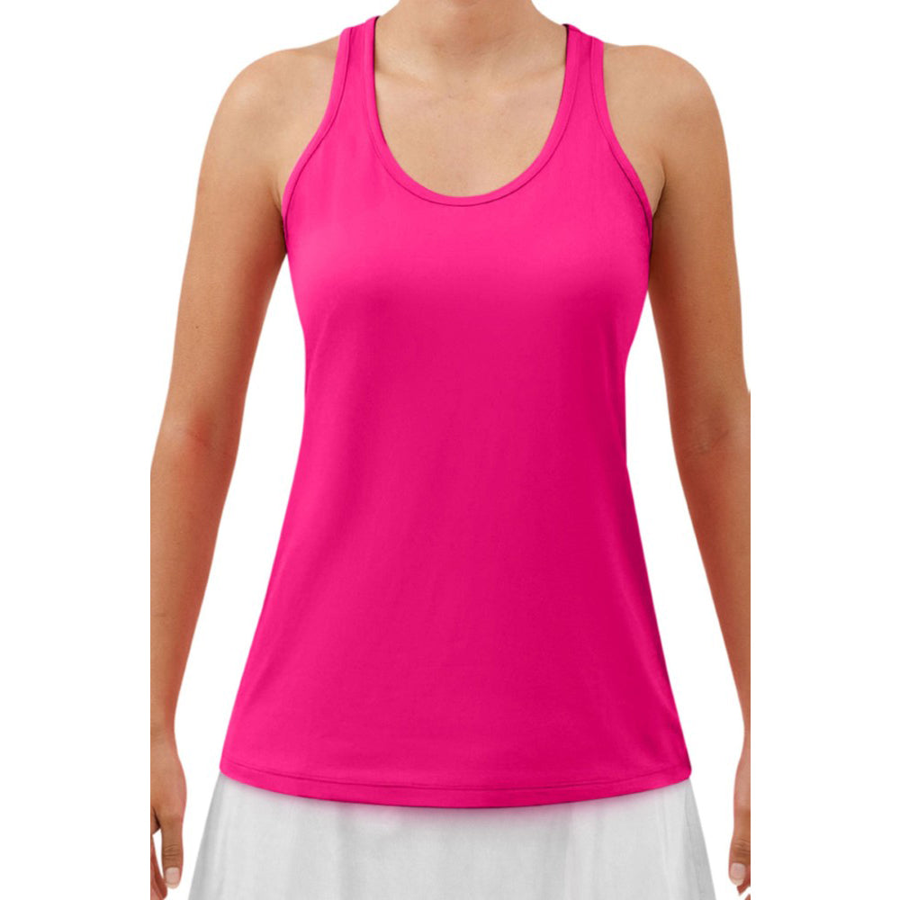 Picckleball Bella Racerback Tank Diva Pink