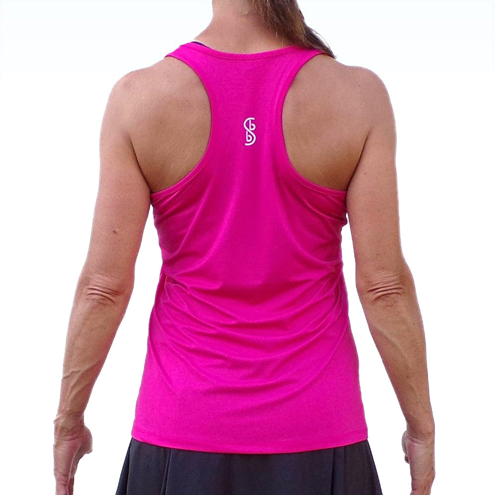 Picckleball Bella Racerback Tank Pink