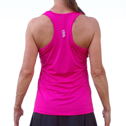 Picckleball Bella Racerback Tank Pink