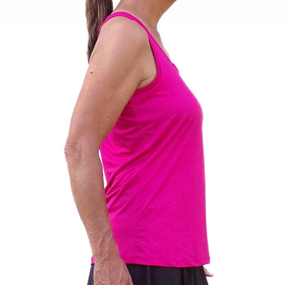 Picckleball Bella Racerback Tank Pink