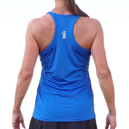 Picckleball Bella Racerback Tank Royal Blue