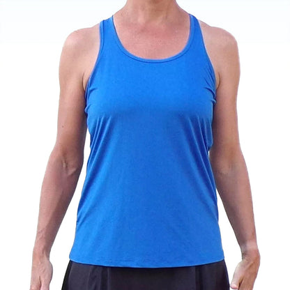 Picckleball Bella Racerback Tank Royal Blue