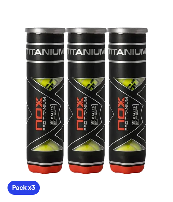 Balls  NOX Pro Titanium (x4)(Pack x3)