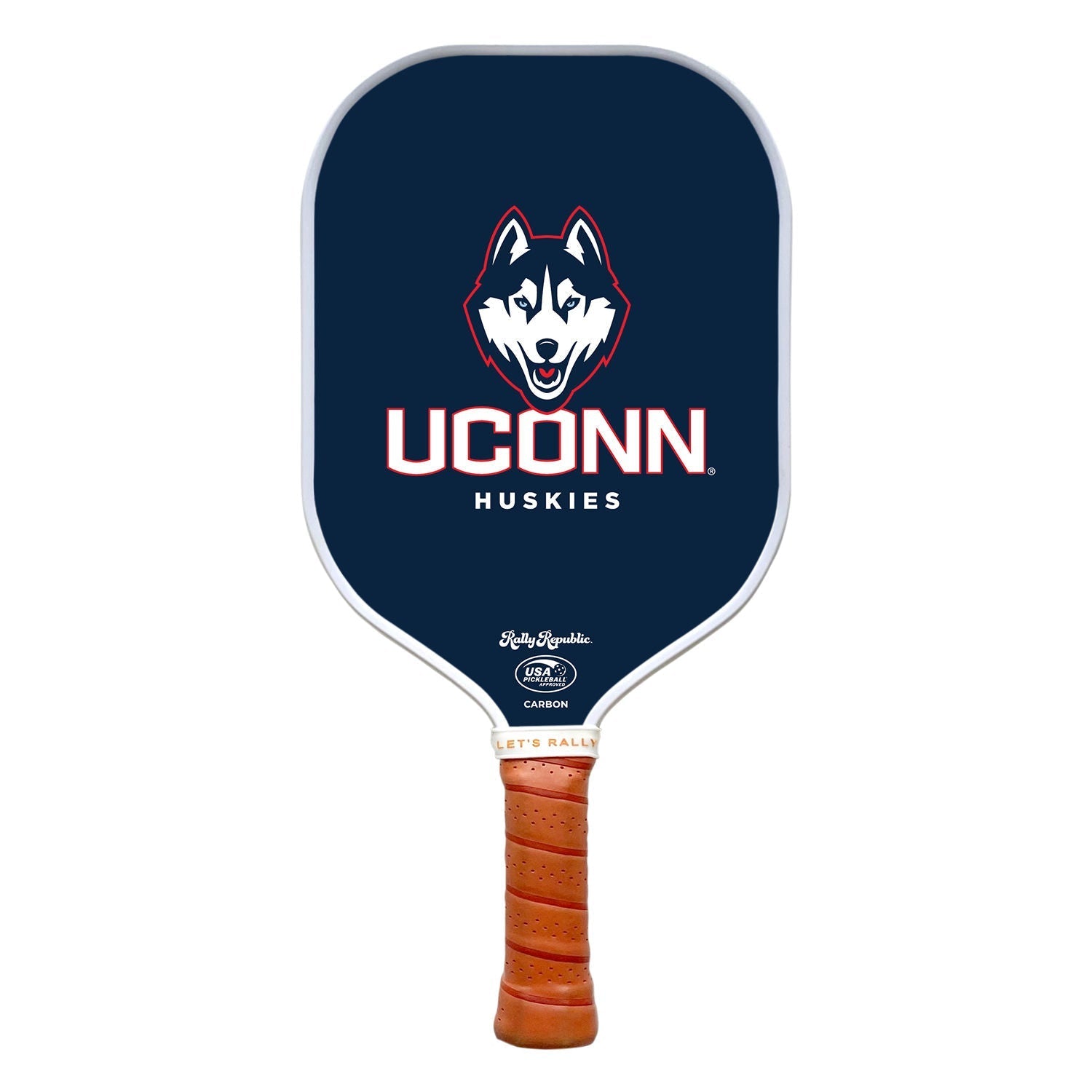 Rally Republic PIckleball Paddle - UCONN Huskies Navy Husky Mark