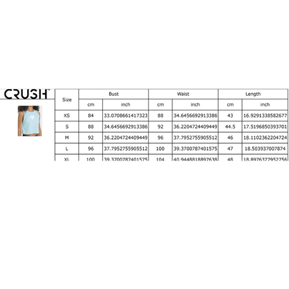 Crush Sports Women Mesh Back Crop