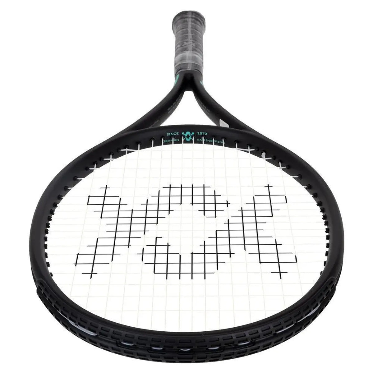 Team Speed Prestrung Tennis Racquet Black and Turquoise-Racquets-Volkl-V12603-3-Tennis Express