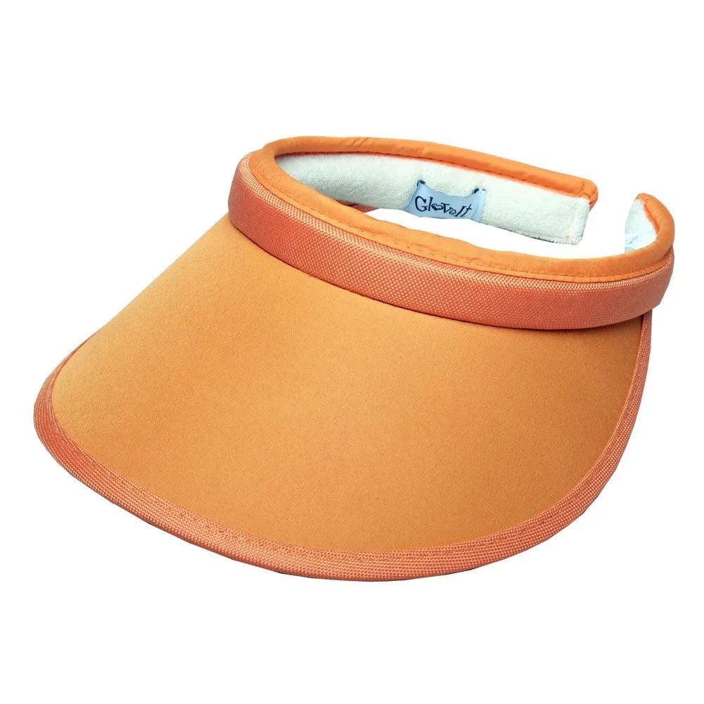 Women's Solid Clip-On Visor-Apparel-Glove It-V2-B-orange-Tennis Express