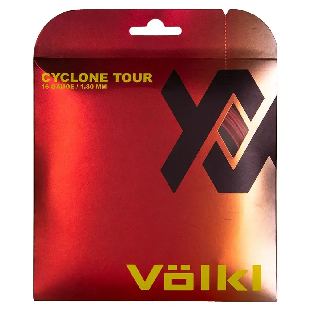 Cyclone Tour 16G/1.30MM Red Tennis String