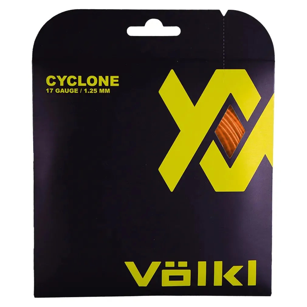 Cyclone 17G Tennis String Fluo Orange-Strings-Volkl-V24031-17-or-1-Tennis Express
